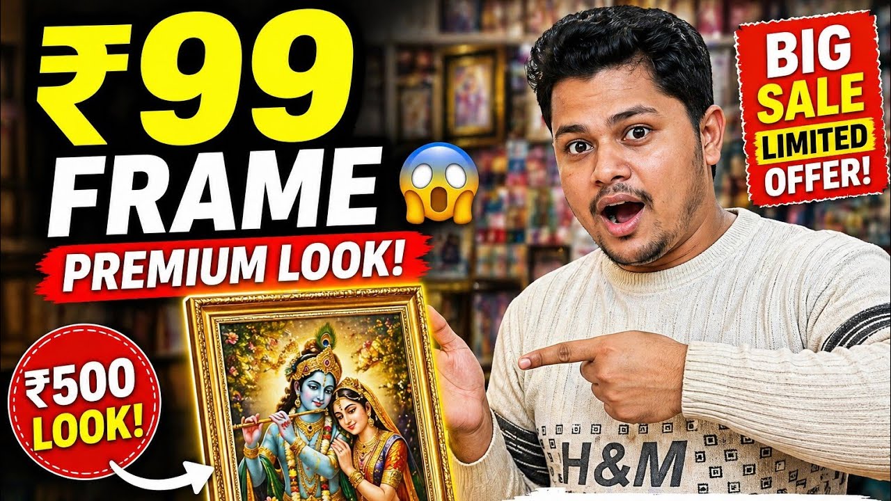 ₹99 Royal Photo Frame 😳🔥 | Phenhara Shock Offer | A To Z 99 Bazar