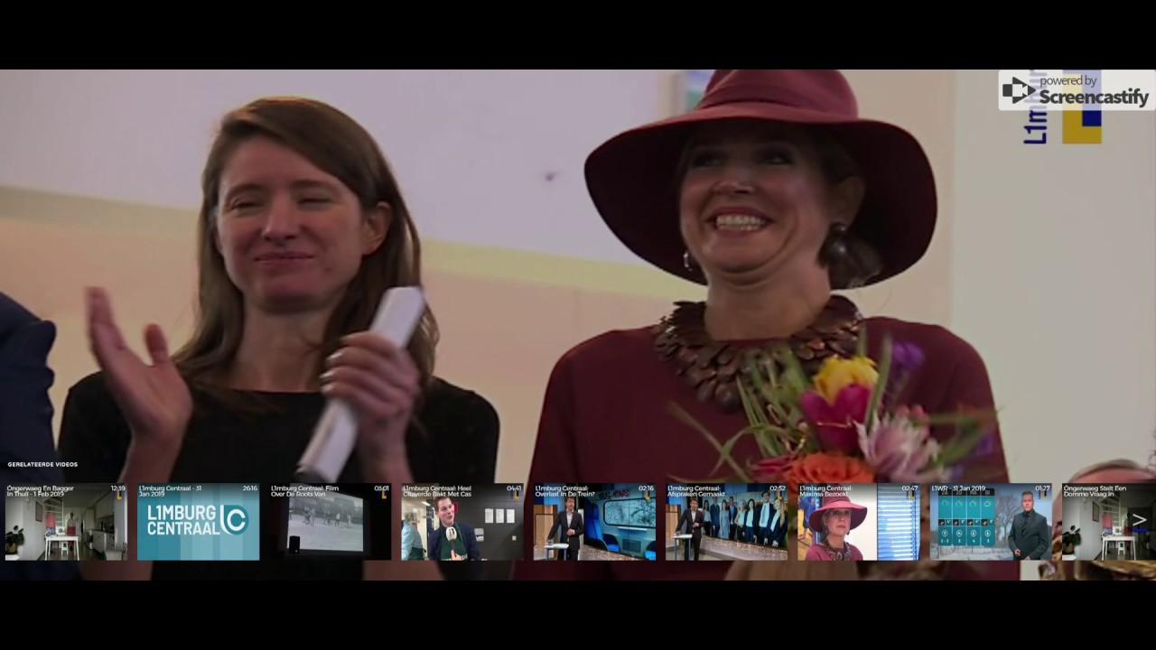 31 jan 2019 L1mburg Centraal  Koningin Maxima opent Basquiat expositie in Heerlen   L1