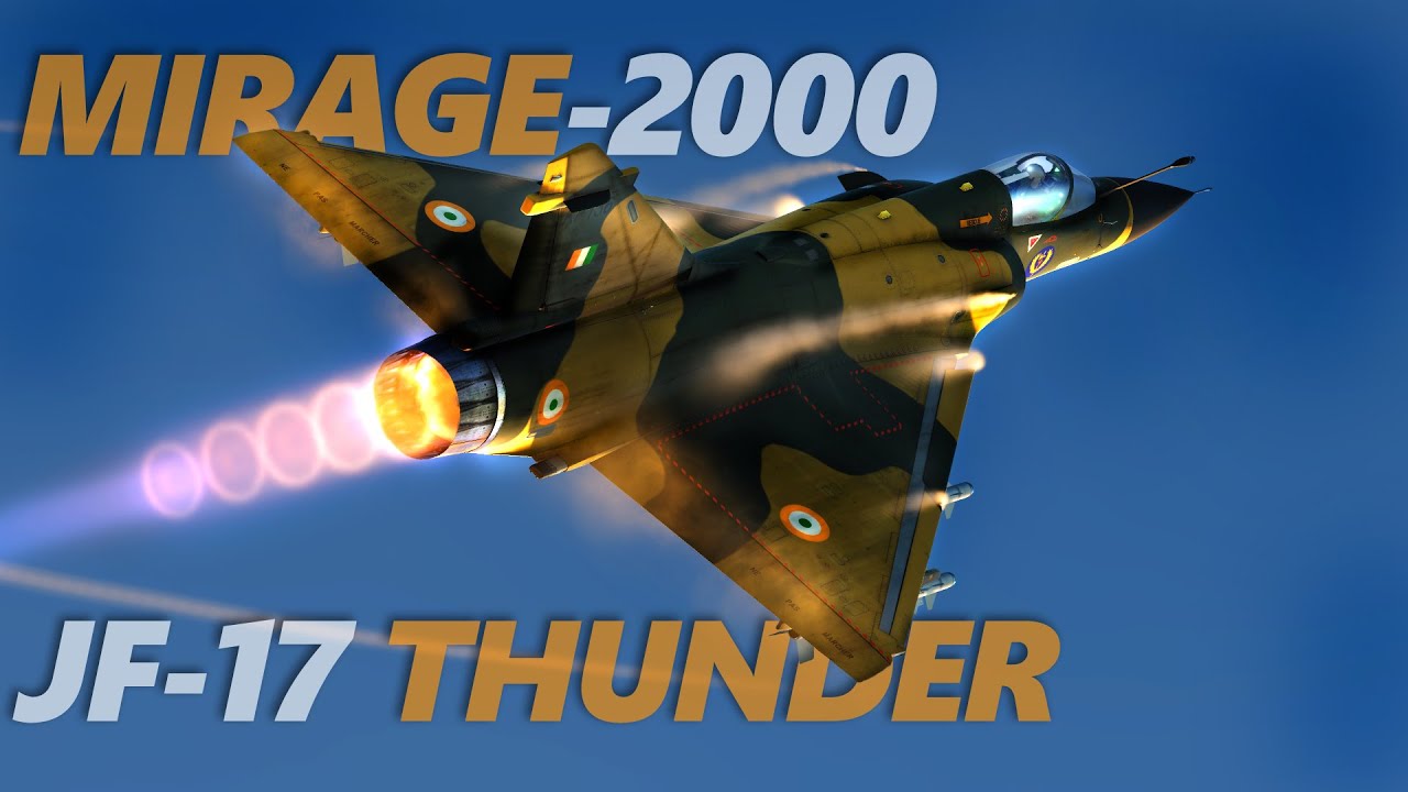 Indian Mirage-2000 vs Pakistani JF-17 Thunder FOX 2 Dogfight | DCS | Digital Combat Simulator | 4K