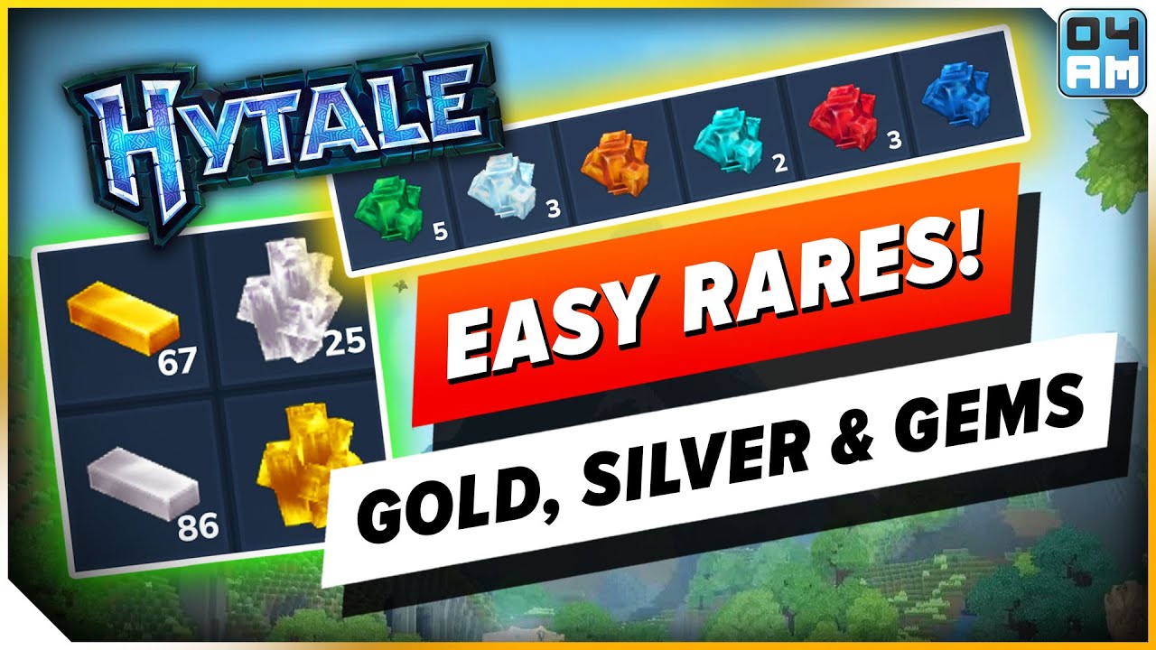 Hytale GET RICH QUICK! Insane Gold, Silver & Rare Gem Farming Guide