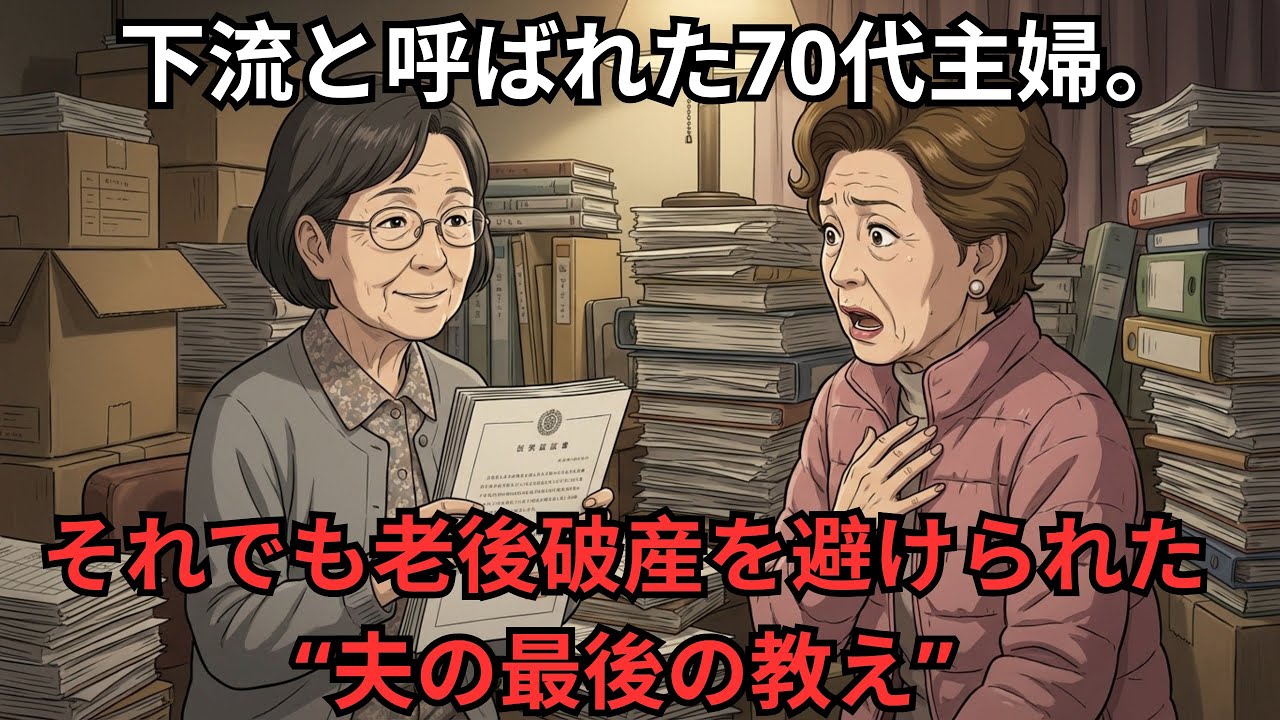 「下流と呼ばれた70代主婦。それでも老後破産を避けられた“夫の最後の教え”」