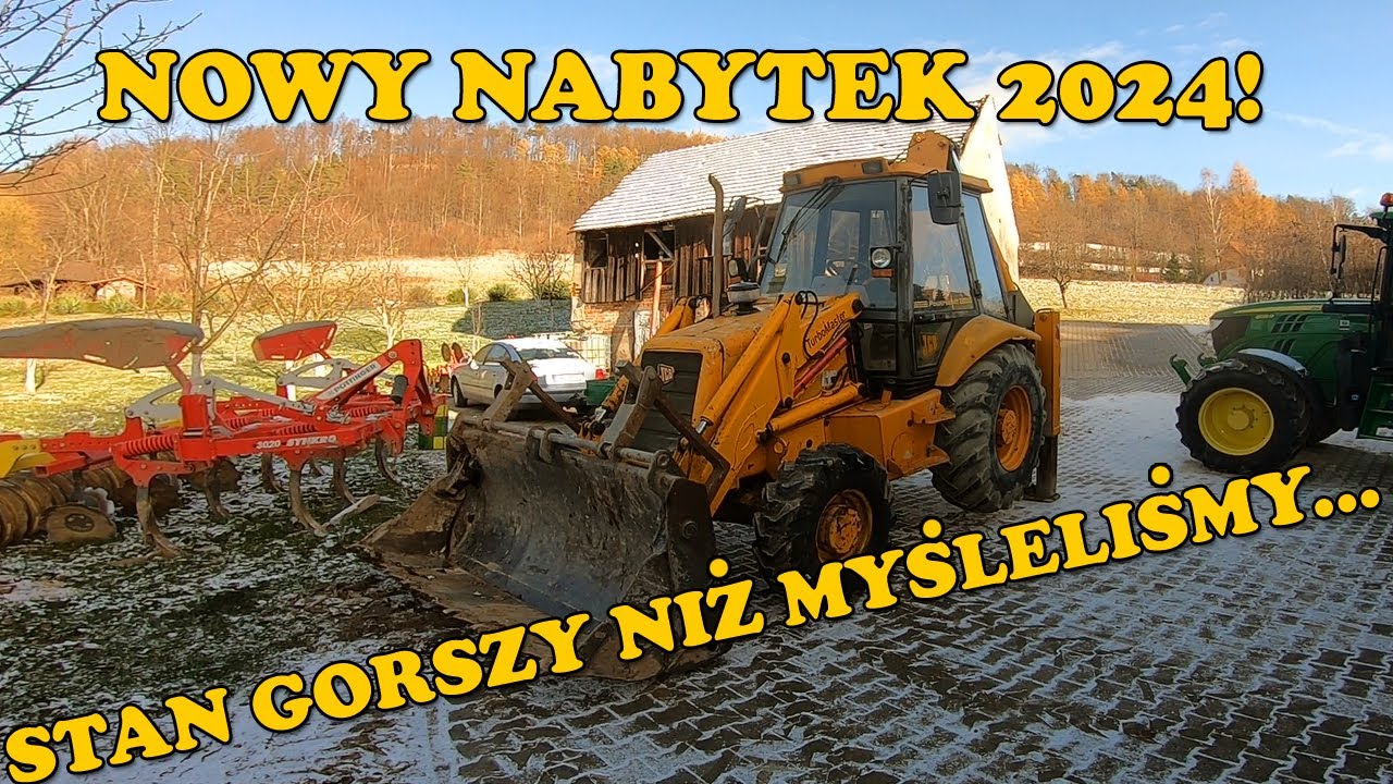 NOWY NABYTEK NA GOSPODARSTWIE - JCB 3CX czeka na poważny i drogi remont !