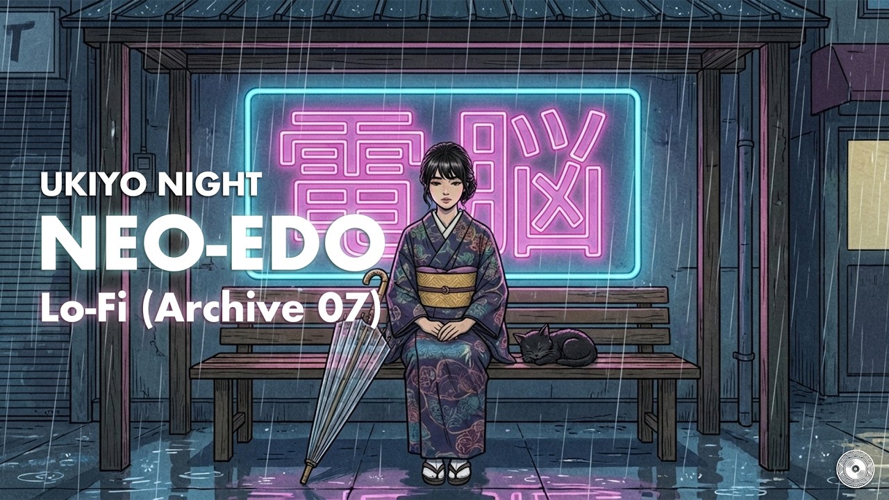 DENNO CITY RAIN ⚡︎ 電脳都市の雨音 / Cyberpunk Lo-Fi & Future Funk (Archive 07)
