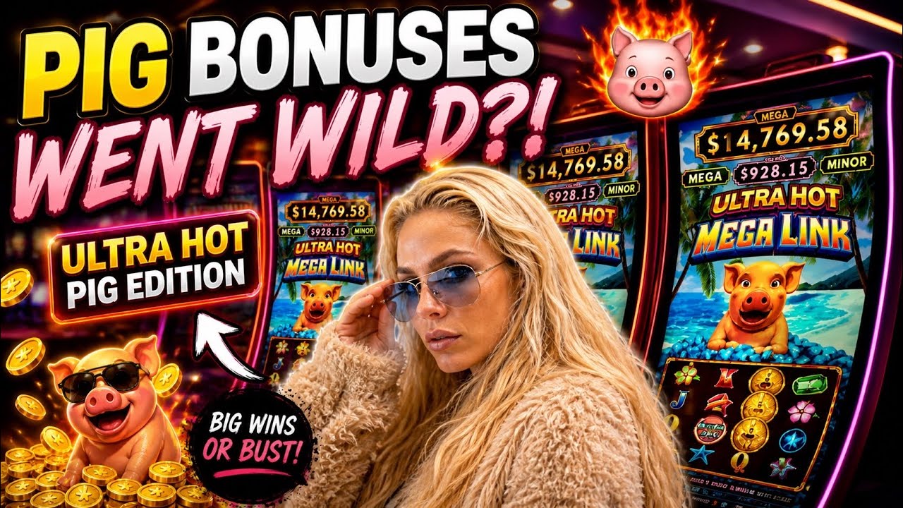 Ultra Hot Pig MEGA LINK BONUSES Went Crazy 🐷🔥 Switching Machines Paid OFF!