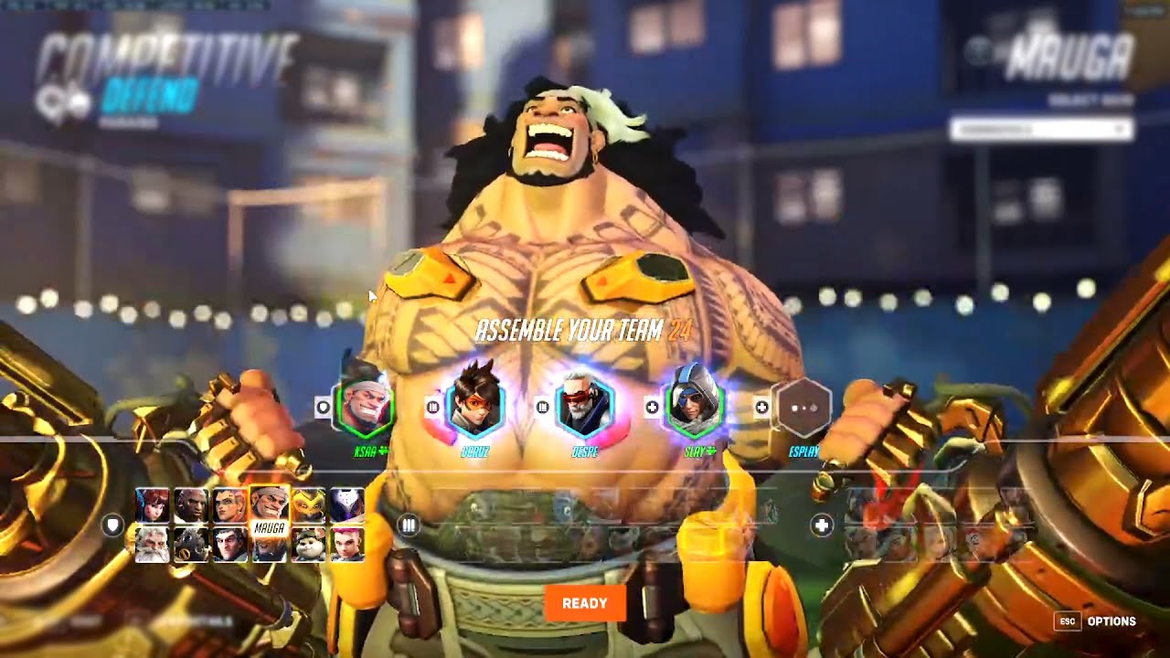 KSAA INSANE MAUGA GAMEPLAY! OVERWATCH 2 SEASON 8 TOP 500
