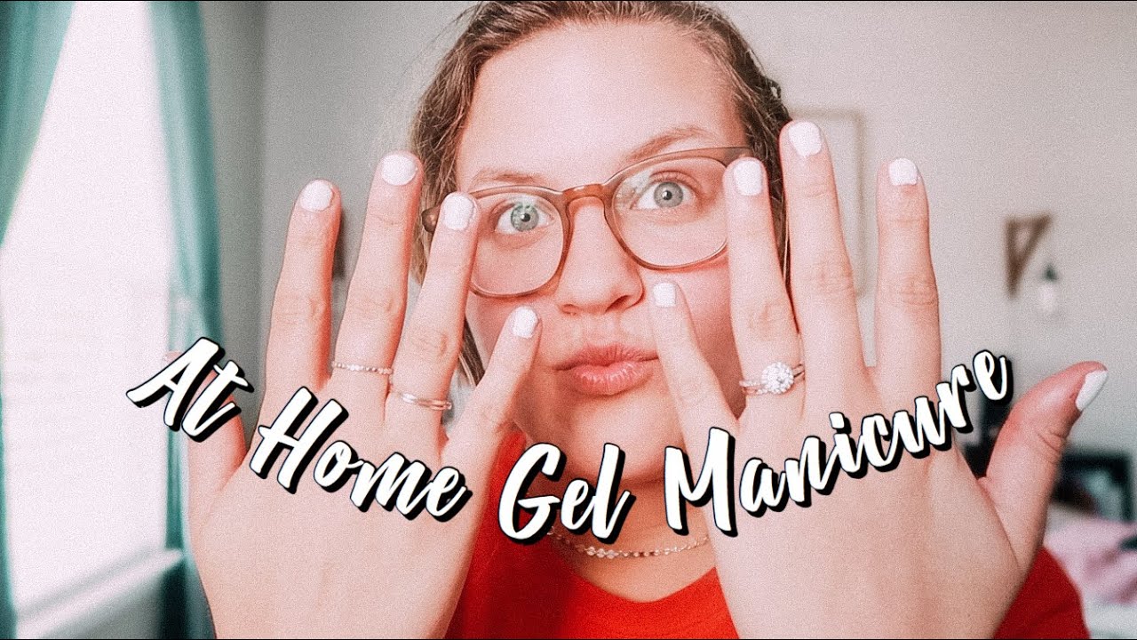Giving Myself a Gel Manicure at Home!! || huntermerck