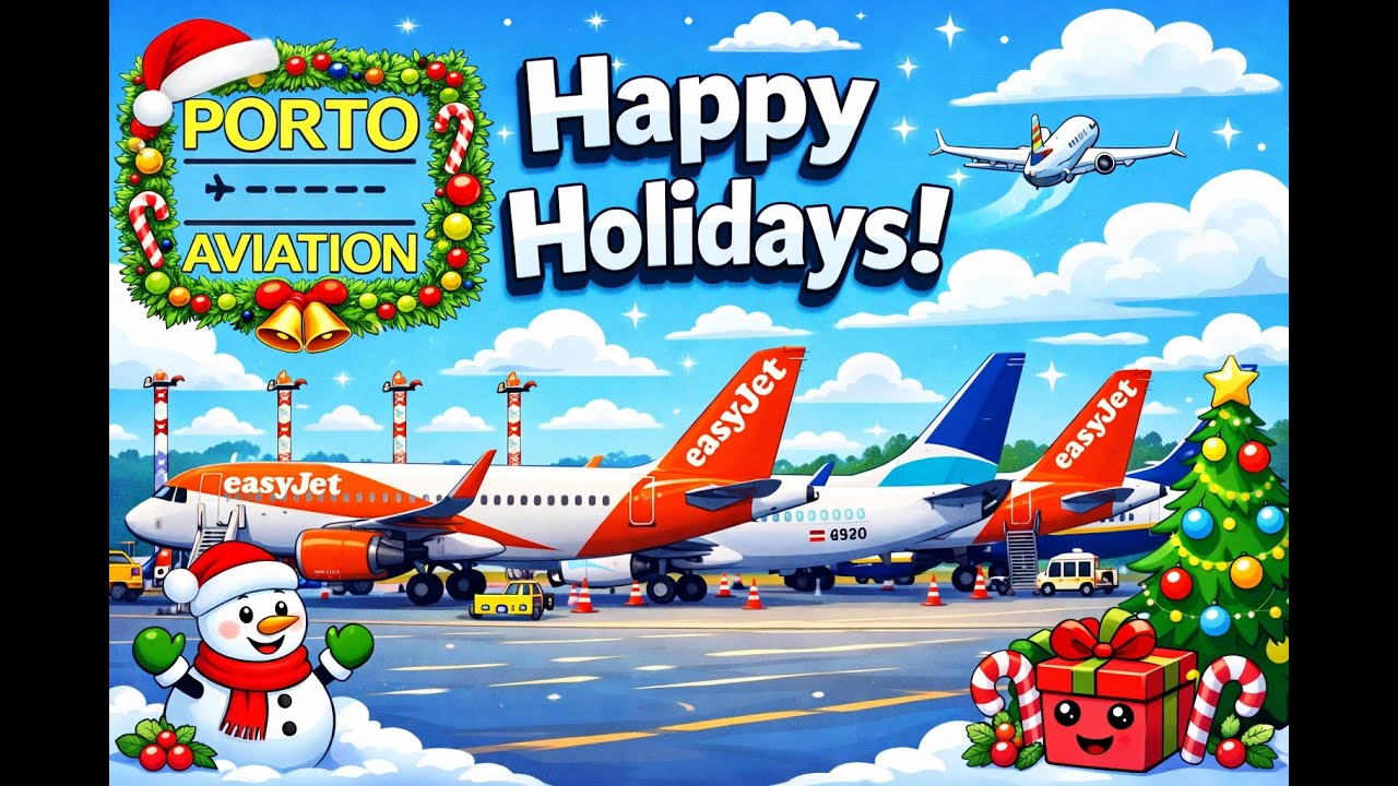 [4K] Airport Action - Happy Holidays!