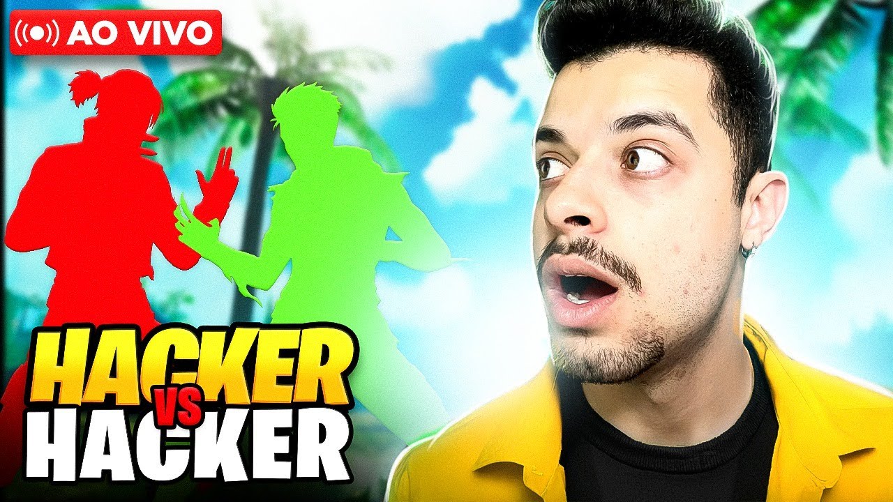 GUERRA DE HACKER! FREE FIRE LIVE - VANQUILHA AO VIVO