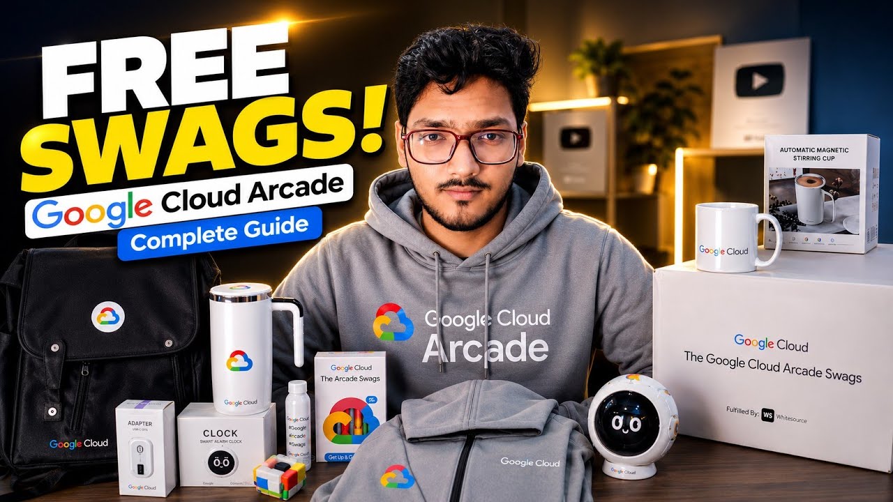 Google Is Giving FREE Swags To Everyone😱 | Google Cloud Arcade A to Z Guide