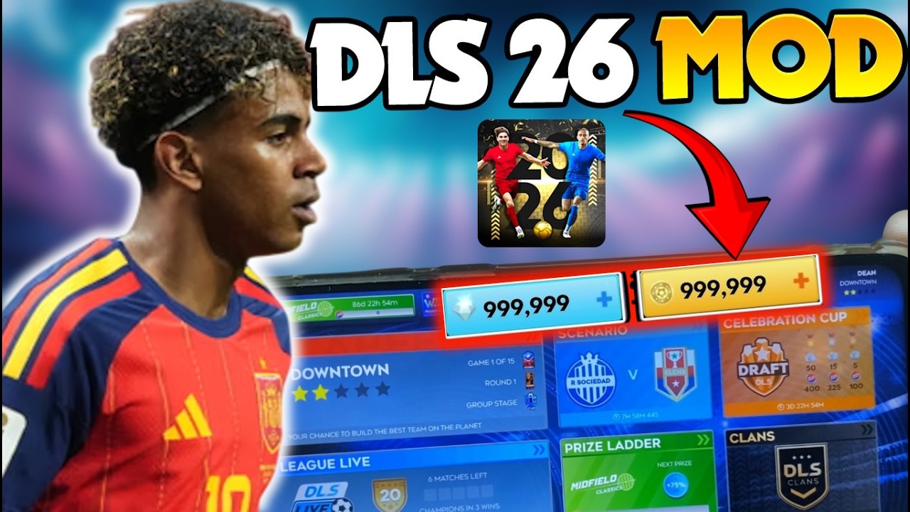 DLS 26 Hack ⚽ How to get unlimited Coins & Gems in Dream League Soccer 2026 (iOS/Android)