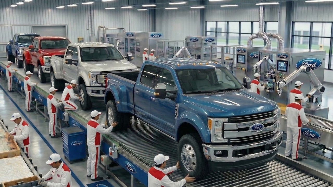 Как производятся лучшие в Америке грузовики Ford | За кулисами завода в США