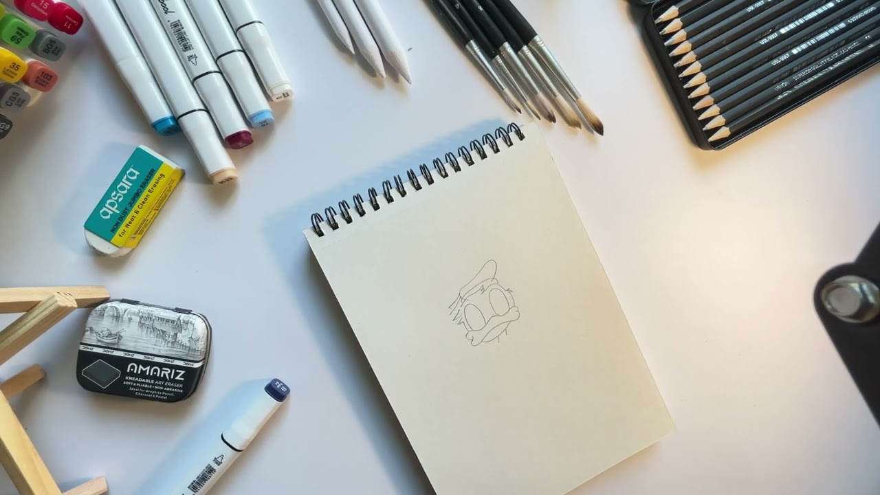 How to draw donald duck || Cartoon character || Art