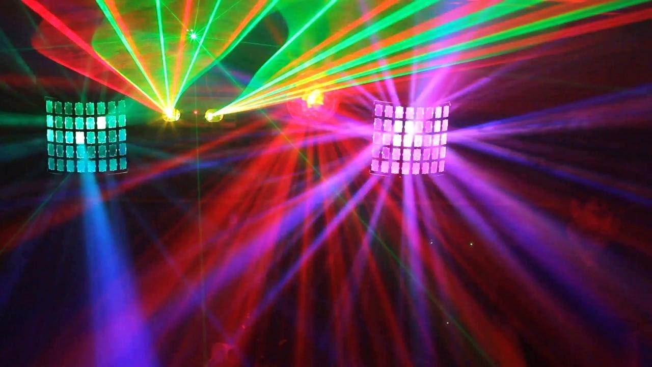 8 Hours of Colorful Laser Light Show | Flashing Party Background | 4K UHD VJ Loop (No Sound)