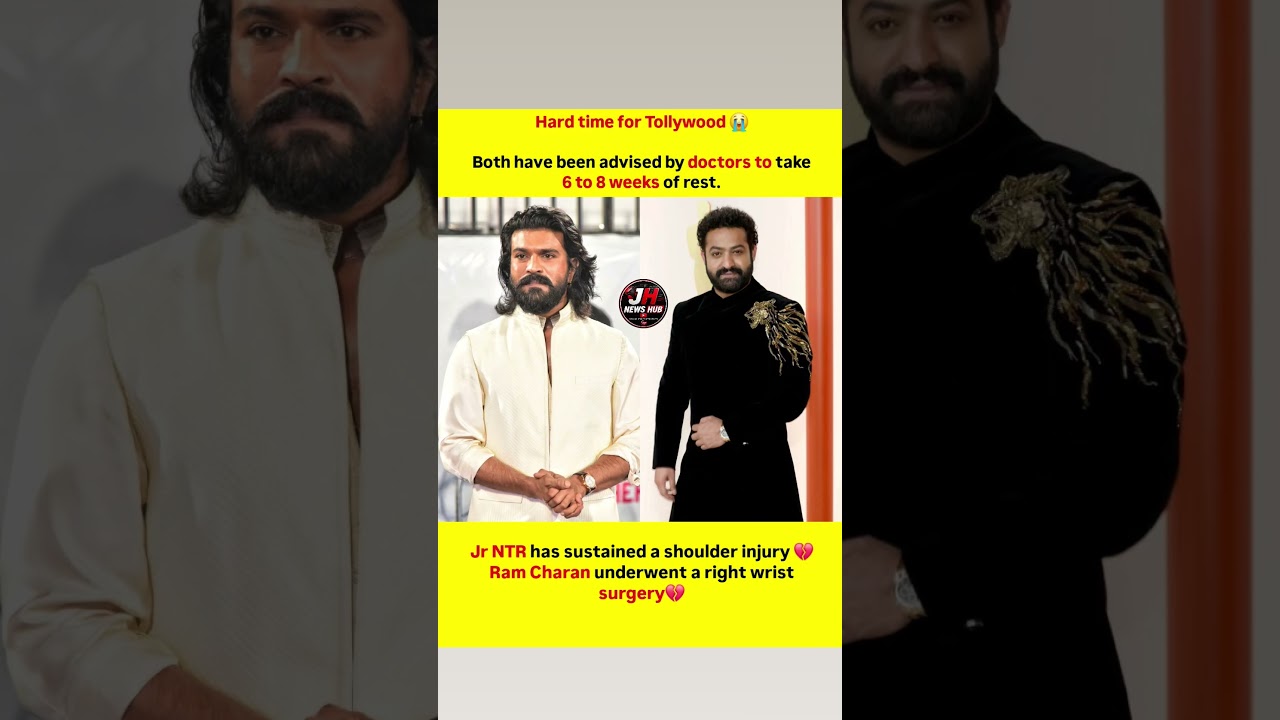 🚨 Tollywood Shock! Jr NTR & Ram Charan Health Update 😢