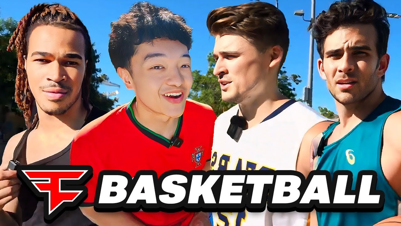 Max & Jason VS Ludwig & HasanAbi 2V2 Basketball..