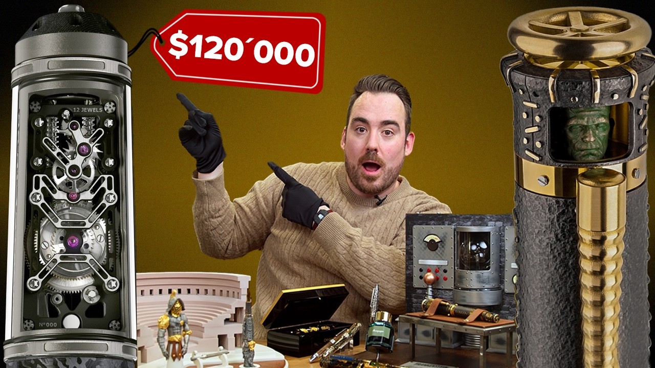 Ultimate $500,000 Luxury Fountain Pen Collection – Featuring Ferrari, Richard Mille, Montblanc...