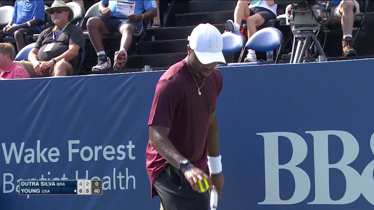 Donald Young Defeats Dutra Silva At US Open Series Winston-Salem Open