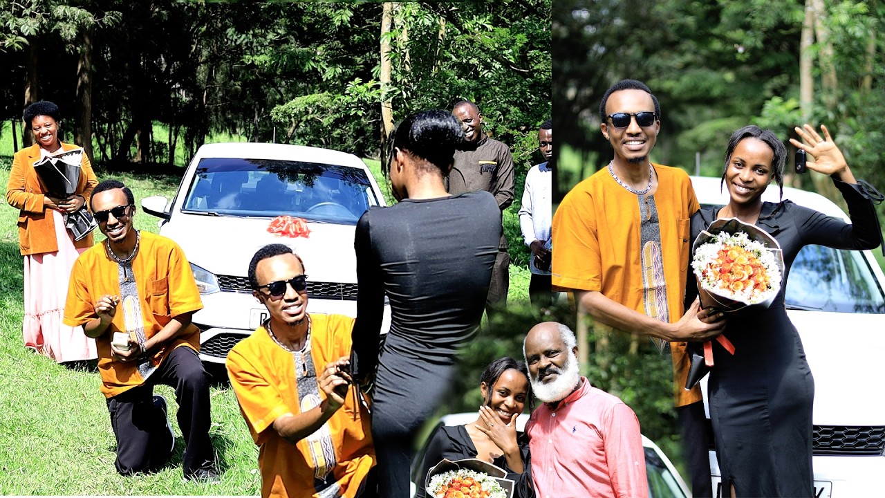 Bruno atereye ivi Clarissa amuha n'IMODOKA  ararize biramurenga,mbega ibyishimo