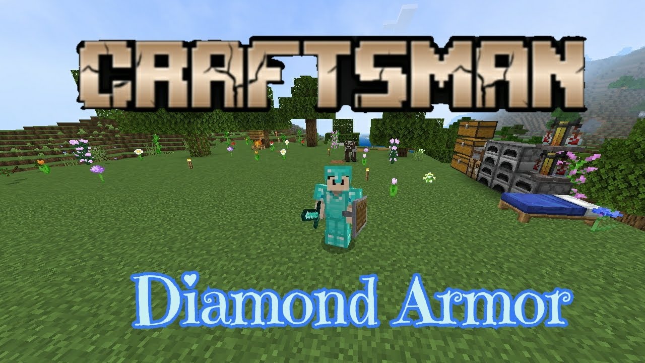 I got diamond armor and tools in CRAFTMAN
