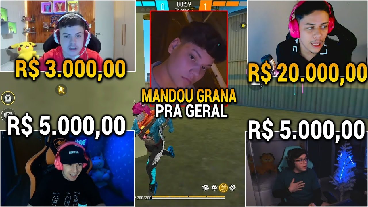 MILIONÁRIO DE 17 ANOS MANDOU 20 MIL PARA O URIEL XITER, 5 MIL TWO9, 5 MIL APELAPATO E 3K PARA O PH