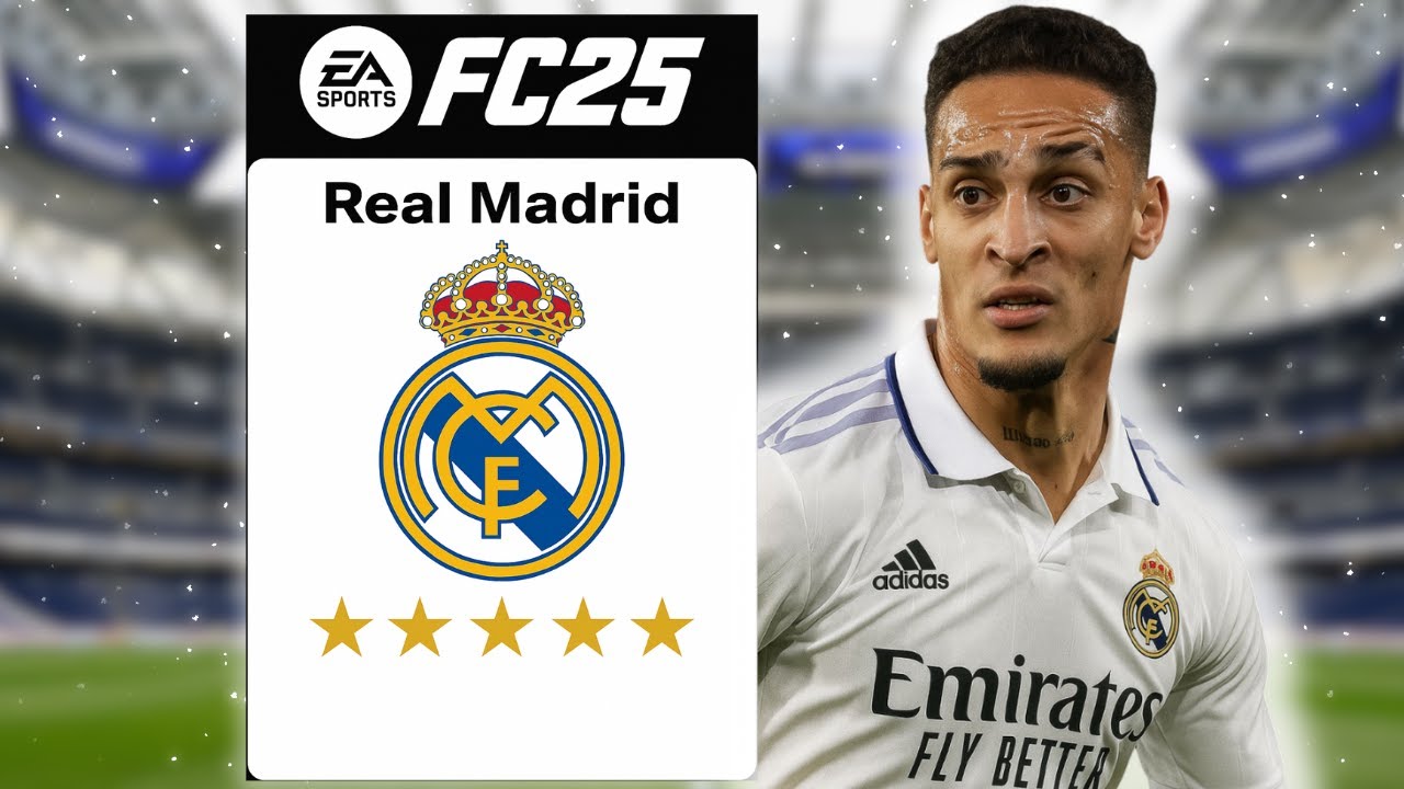 Simule La Carrera De Antony Pero En El Real Madrid Hasta Ganar La Champions... Y Esto Paso!!! FC25