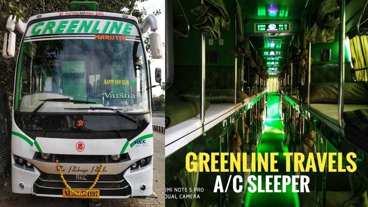 GREEN LINE TRAVELS | A/C SLEEPER | BANGALORE TO CHENNAI