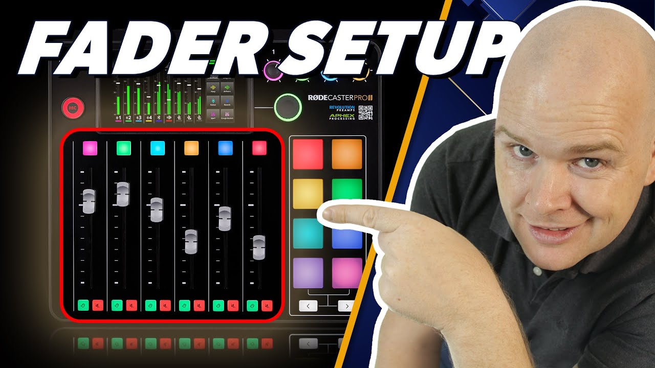 Настройка микшера и назначение каналов на Rodecaster Pro 2
