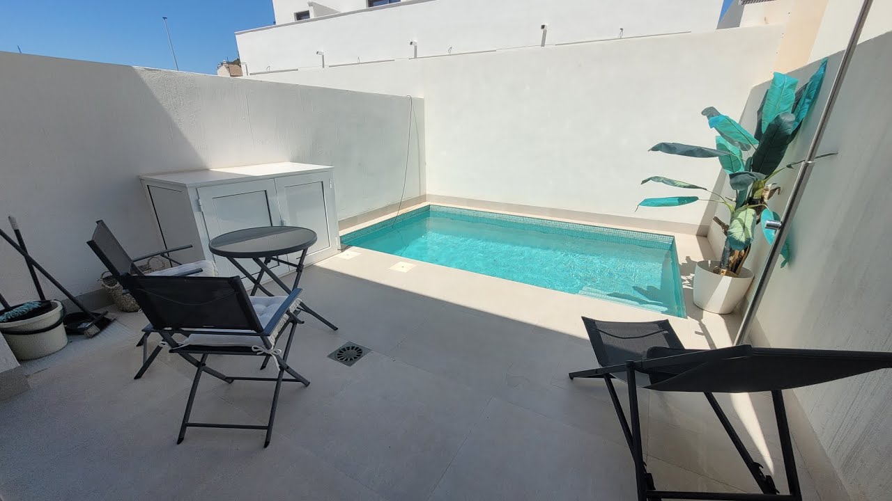 New Construction 3 bedroom  townhouse in the centre of San Javier, Murcia from 243,000€