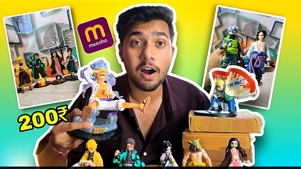 Я КУПИЛ САМЫЕ ДЕШЁВЫЕ АНИМЕ-ФИГУРКИ У MEESHO! 😍