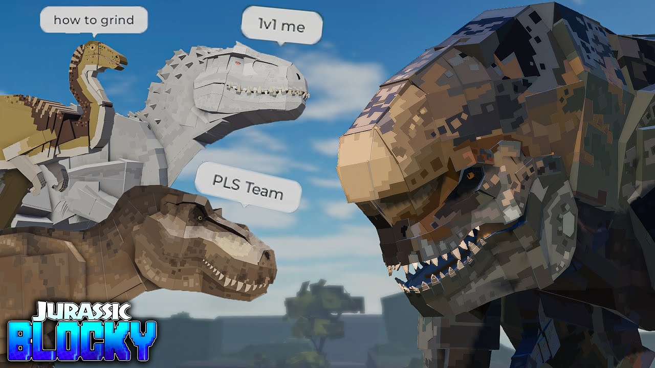 Jurassic Blocky Types Of Players After D-REX Update