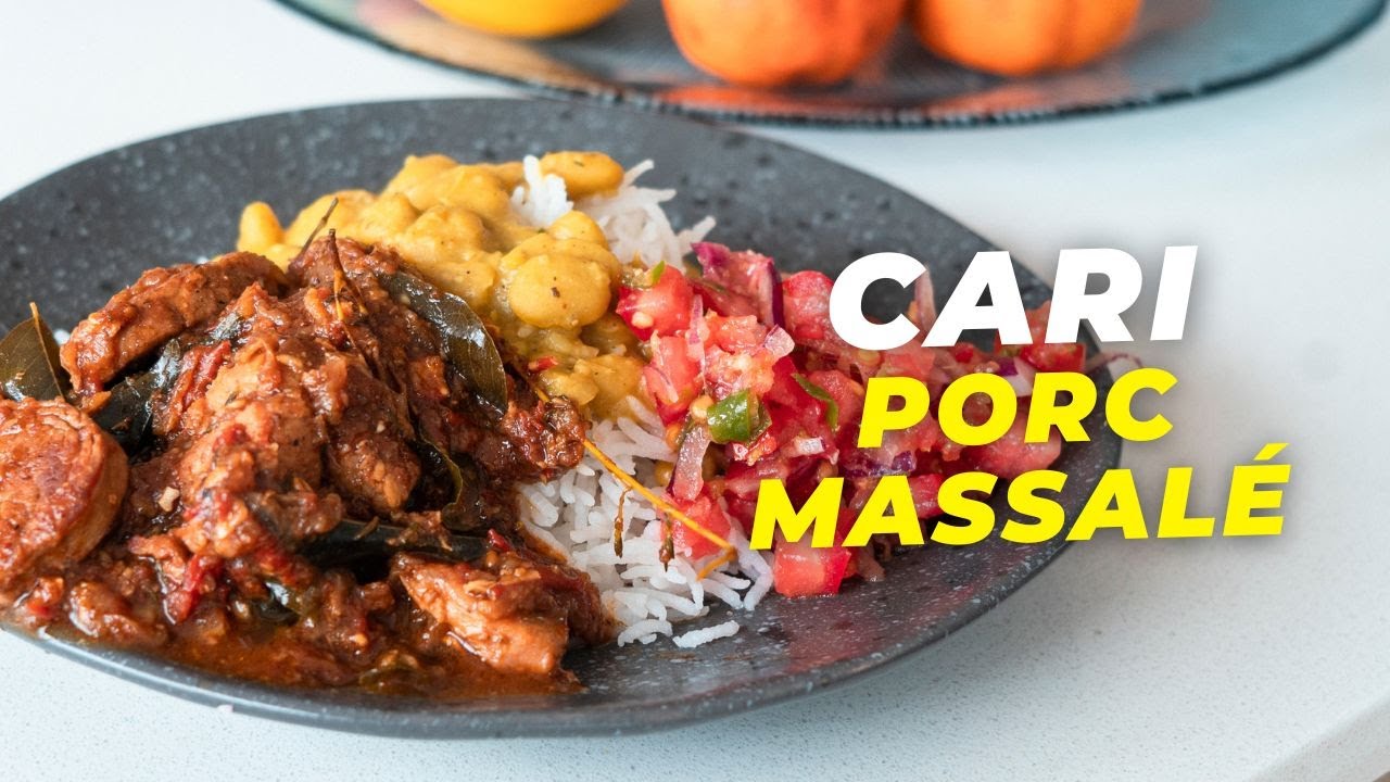 Cari Porc Massalé de La Réunion