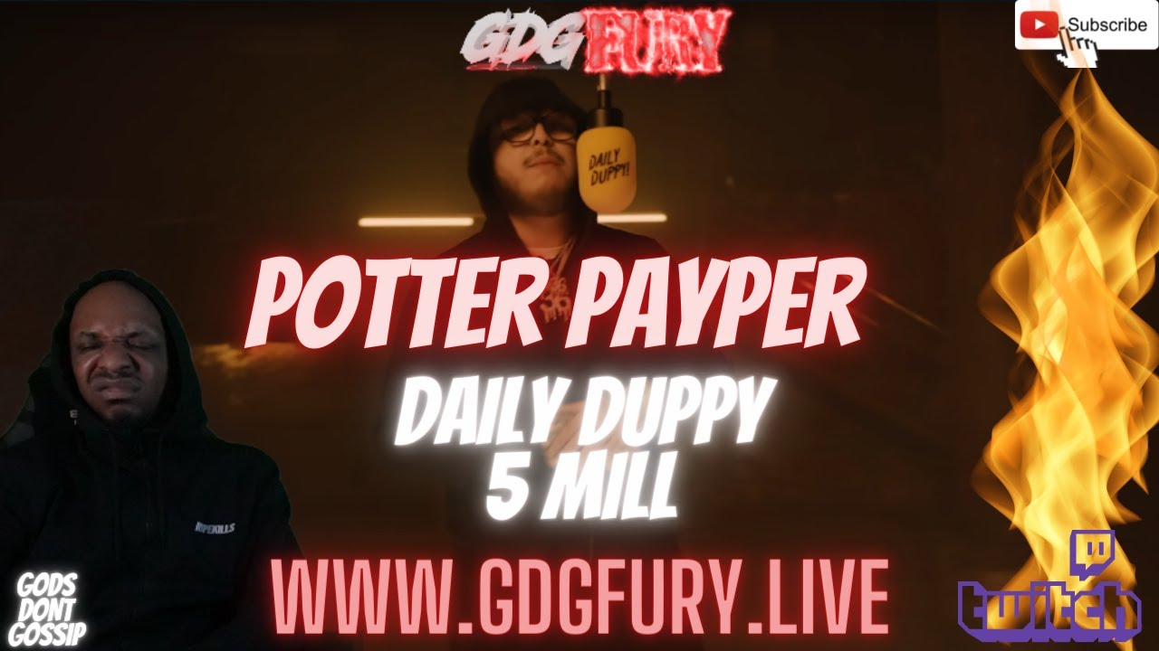 AMERICAN Reacts to Potter Payper - Daily Duppy | GRM Daily #5MilliSubs