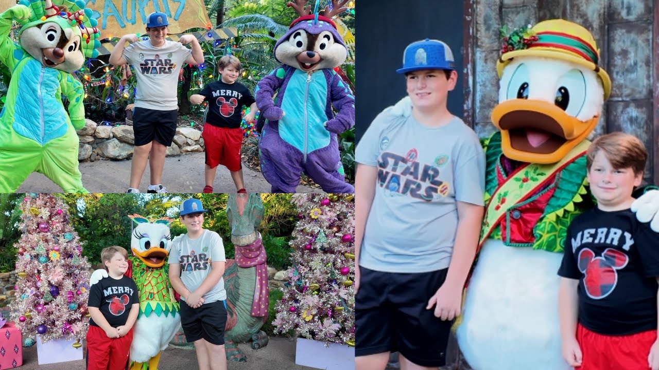 Animal Kingdom и EPCOT, Disney World, День 76: Дональд Дак, Дейзи, Чип и Дейл, встречи с персонаж...