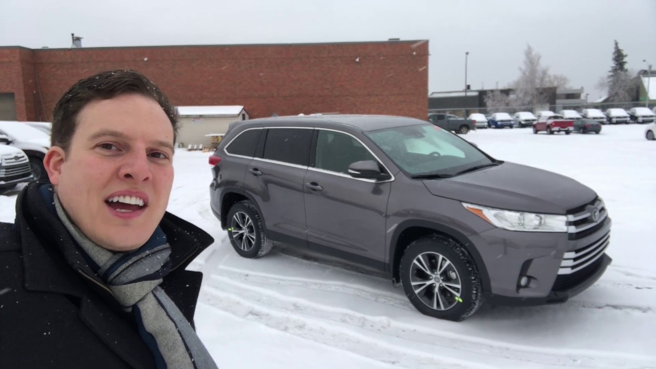 2019 Toyota Highlander LE convenience - review of features and full walk around.