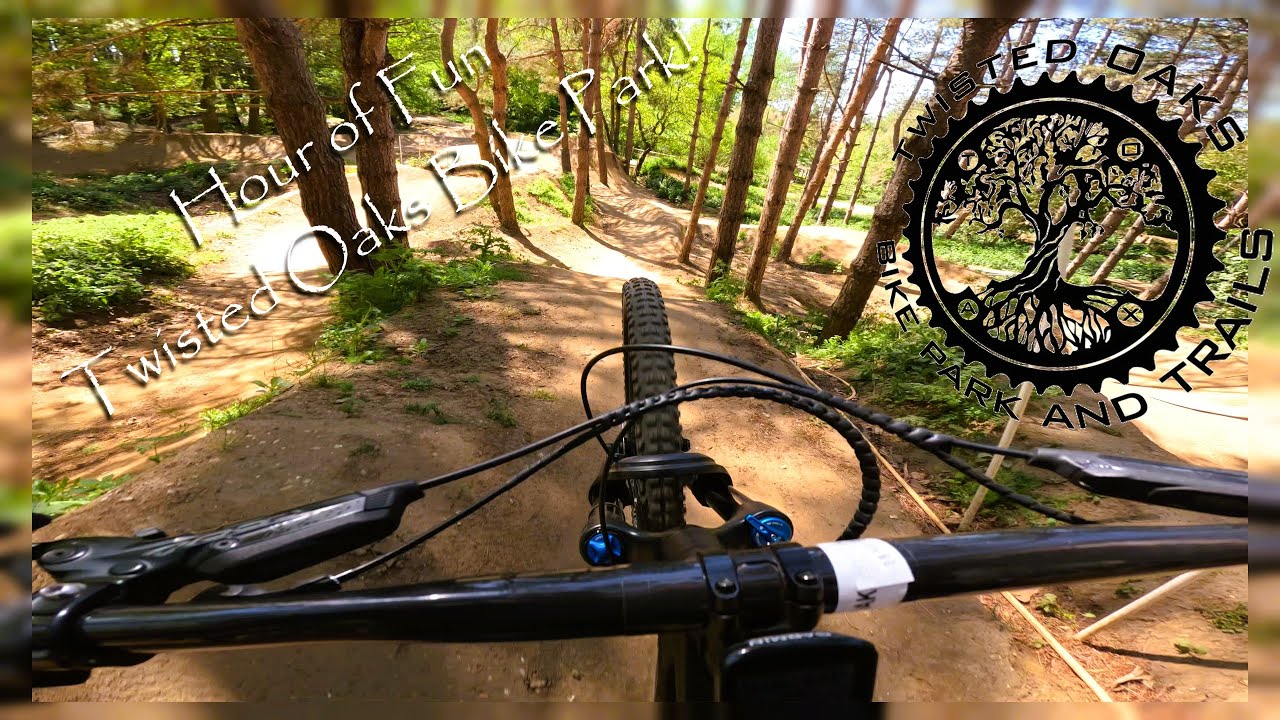Fun hour at Twisted Oaks bike park