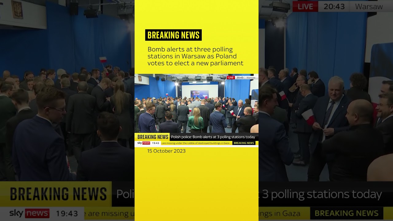 Bomb alerts at three Warsaw polling stations