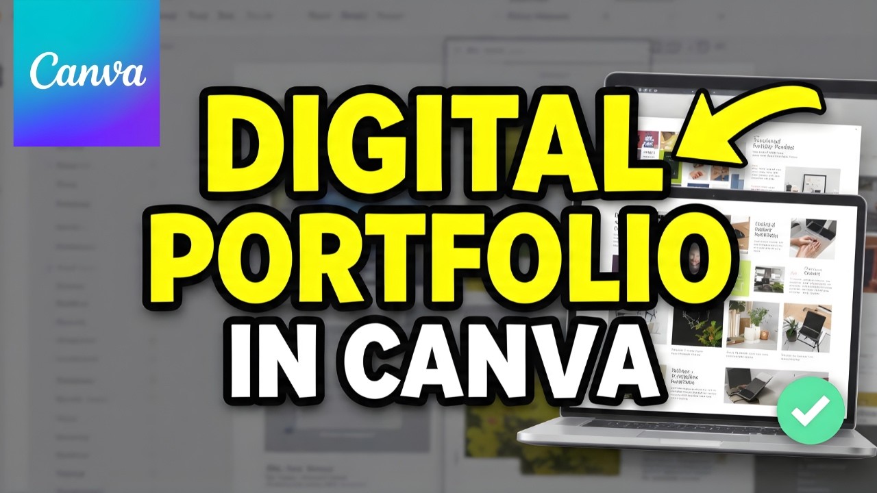 Как создать цифровое портфолио в Canva (быстро и легко)