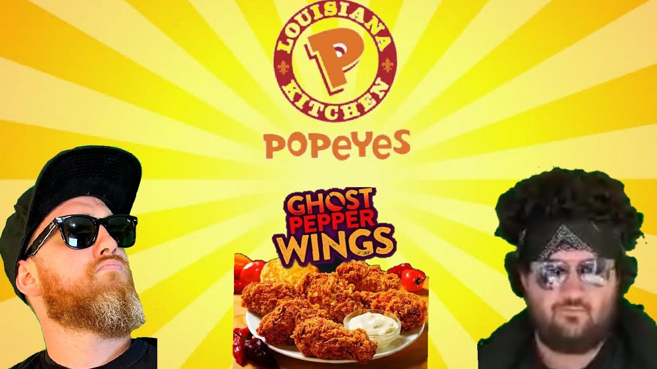 Hat Guy & Renegade Nate Chilling in the Drive-through/ Hat Guy trys Popeye's Ghost Pepper Wings