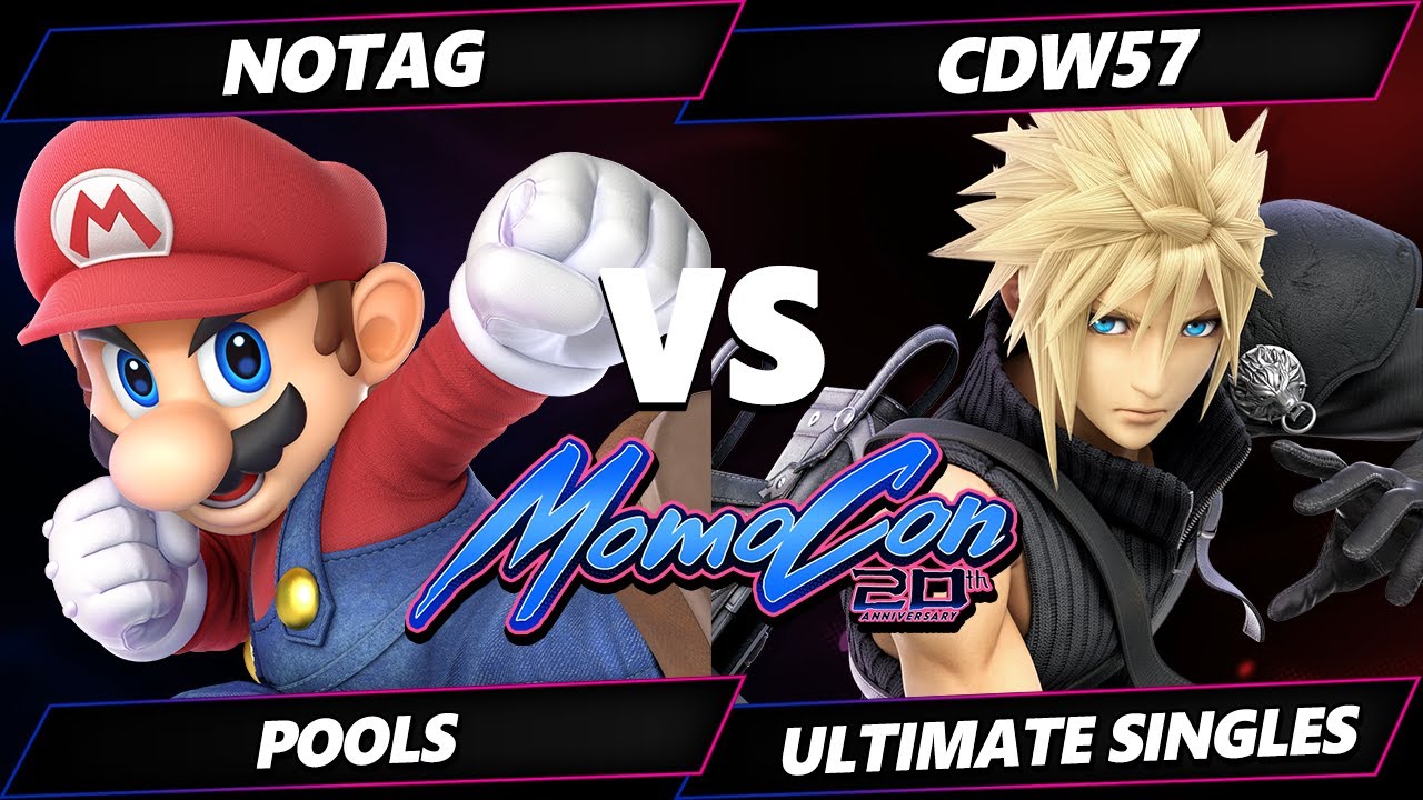 MomoCon 2025 - NoTag (Mario) Vs. CDW57 (Cloud) Smash Ultimate - SSBU