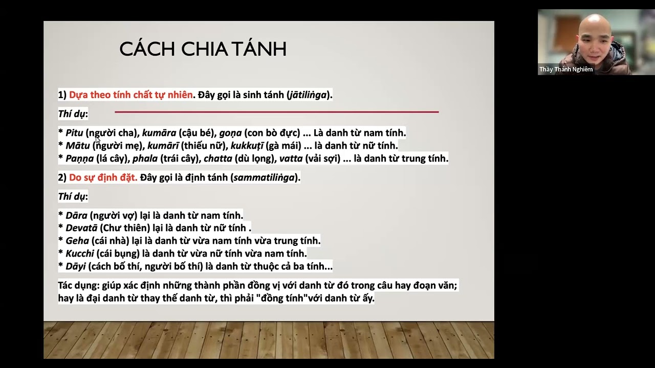 HK4 Pali - Buổi 3: ĐĐ. Thanh Nghiêm