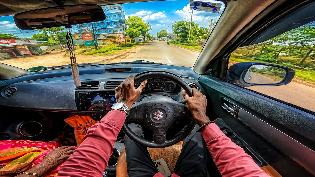 POV Car Driving on Beautiful Country Roads | Real Driving Sounds ASMR 4K