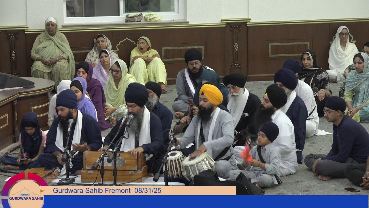 Gurdwara Sahib Fremont Evening Diwan 2025-08-31