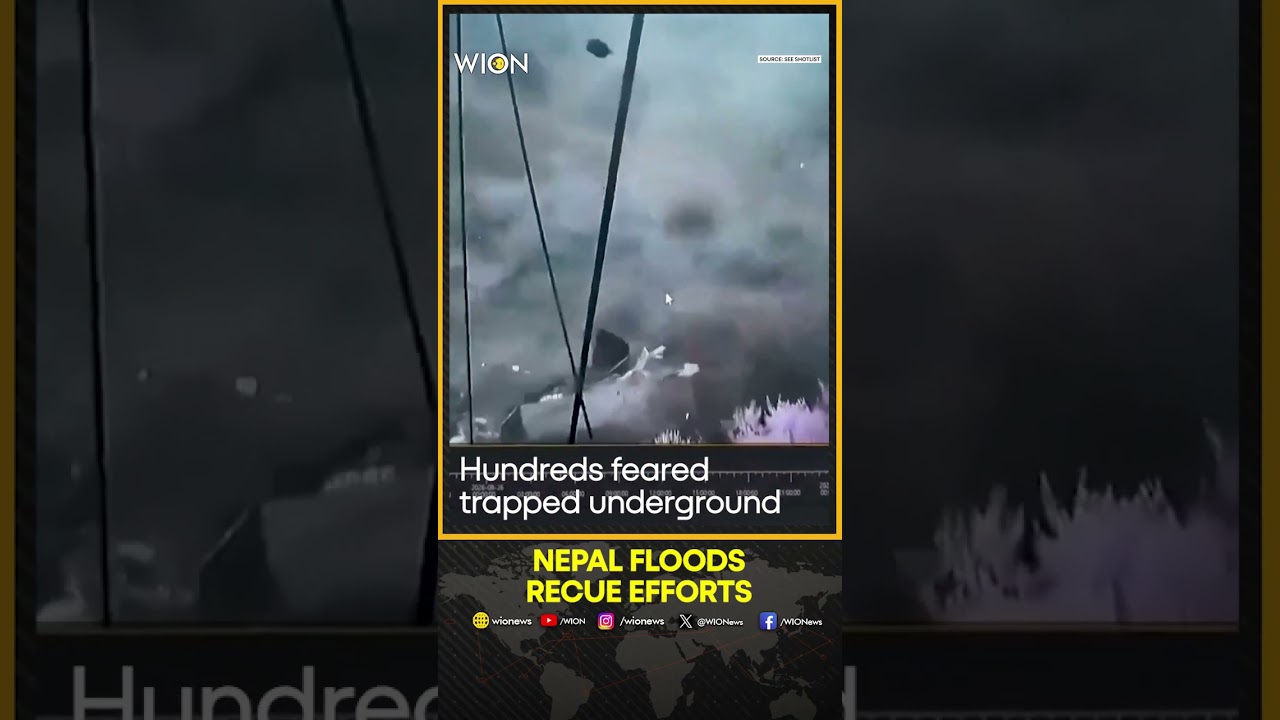 Nepal Floods: Rescue Teams Search For People Trapped In Hydropower Tunnels | WION Shorts