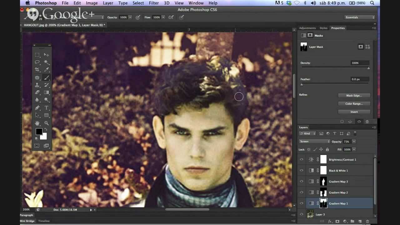 Profundidad, filtros vintage y textura