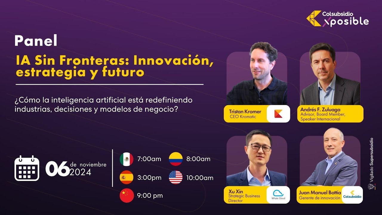 Panel | IA Sin Fronteras: Innovación, estrategia y futuro