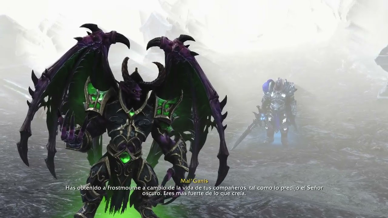 Arthas Frostmourne Dominado elimina a Malganis (Estilo Quenching)