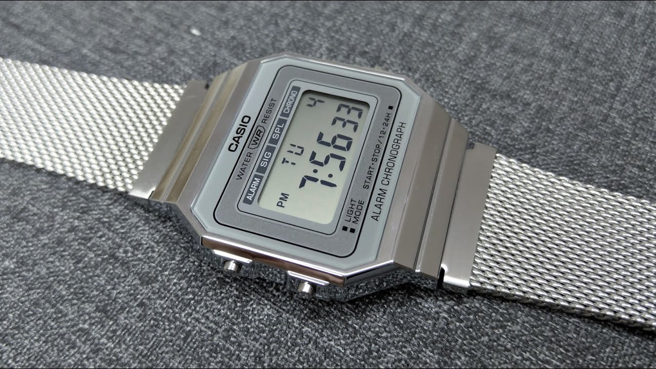 Casio A700WM-7A - One of the Thinnest Casio Watches