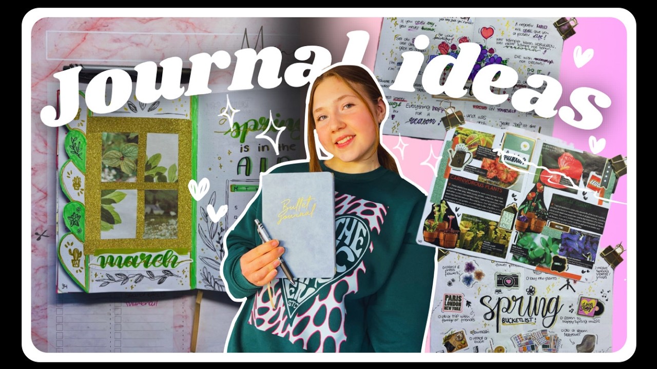 BULLET JOURNAL MÄRZ | easy Ideas to get in spring mood🌿✨