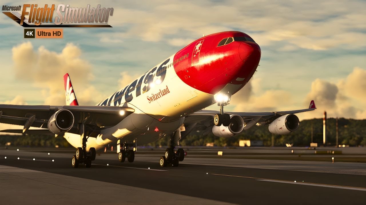 LVFR A340-300 Edelweiss | Zurich – Tampa | Full Flight | MSFS Ultra Realism 4K