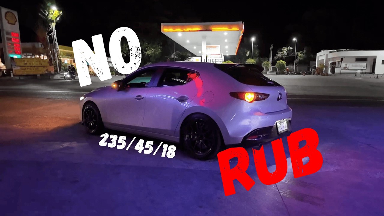 Mazda 3 Hatchback | Tire Rubbing Issues? QC–Baguio Test with Full Load